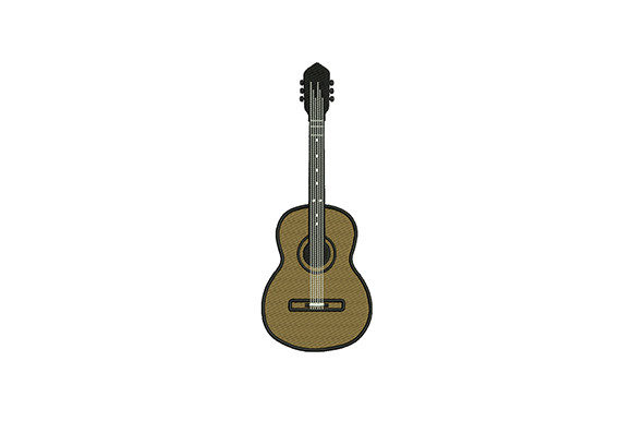 Acoustic Guitar Embroidery Review for Boutique Sweatshirts