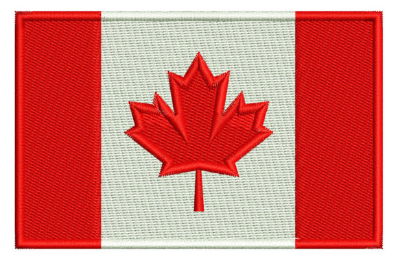 Canada Flag: A Festive Pick for Holiday Embroidery