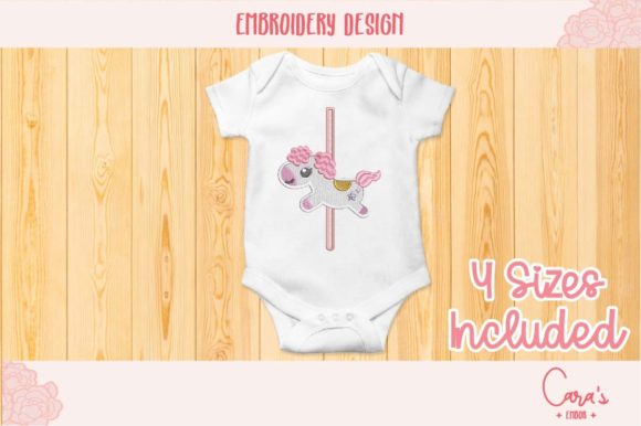 Carousel Pony: A Playful Embroidery Design Review