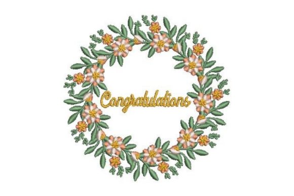 Congratulations Floral Wreath: A Seller's Review for Etsy Shops