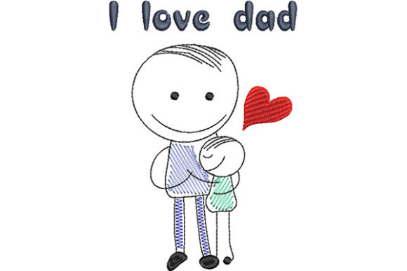 Family Hug Dad and Child: A Designer's Review