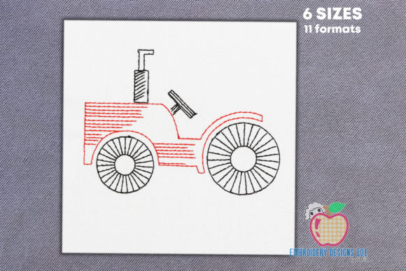 Farm Tractor for Children: A Seasonal Embroidery Review