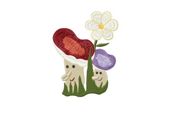 Funny Mushrooms Russula: A Boutique Embroidery Review