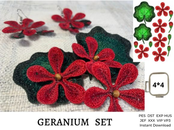 Geranium Flower: A Seasonal Embroidery Review