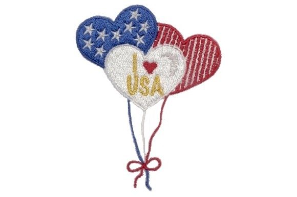 Patriotic Heart Balloons: A Designer's Review for July 4th Projects