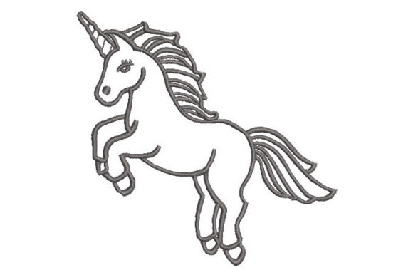 Pony Unicorn Outline: A Magical Choice for Handmade Gifts