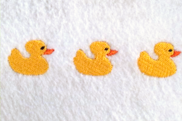 Row of Rubber Ducks: A Sweet Embroidery Review