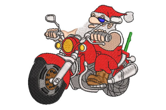 Santa Claus on a Motorcycle: A Bold Christmas Hit