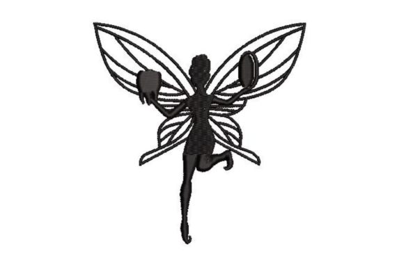 Tooth Fairy Silhouette: A Sweet Embroidery Design Review